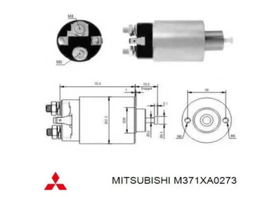 Реле втягивающего стартера Mitsubishi (M371XA0273)