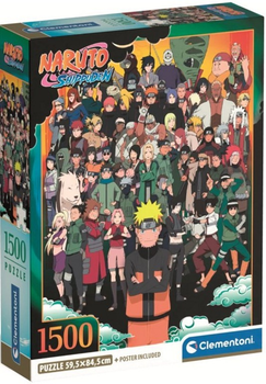 Puzzle Clementoni Naruto Shippuden 1500 elementów 31748 (8005125317486)