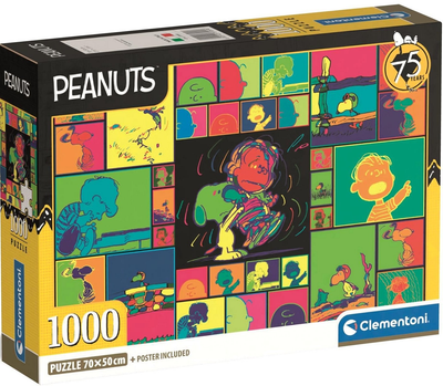 Пазл Clementoni Peanuts 1000 елементів 37069 (8005125370696)