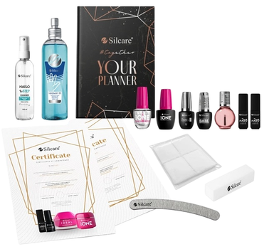 Zestaw do manicure Silcare Trener Hybrid Flexy 17 elementów (5902560566185)