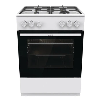 Плита Gorenje газова, 72л, 60x60см, чавун, білий (GG6A10WFFM)