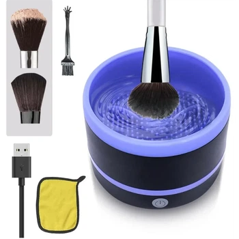 Электрический очиститель кистей для макияжа Makeup Brush Cleaner AND LY-609