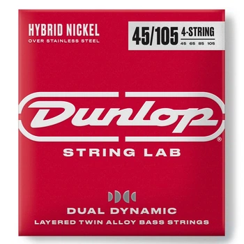 Струны Dunlop DBHYN45105 Hybrid Nickel Over Stainless Steel 45-105