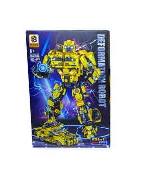 Конструктор Робот-трансформер Deformation Robot 2в1 Бамблбі JKS7503 602 деталі. Yellow and Black (210251468)