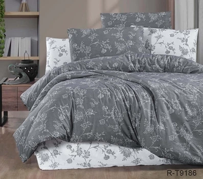 Комплект постільної білизни з компаньйоном TAG Tekstil R-T9186 King Size (Євро maxi)