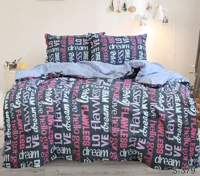 Комплект постельного белья с компаньоном TAG Tekstil S379 King Size (Евро maxi)