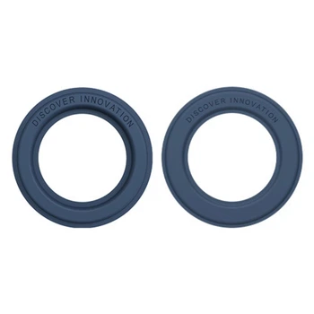 Набор магнитных наклеек Nillkin SnapHold & SnapLink, MagSafe для стен, зеркал, авто, смартфонов Apple и Android Синий