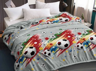 Плед флисовый двуспальный 180*220 (24478) Sleep Well