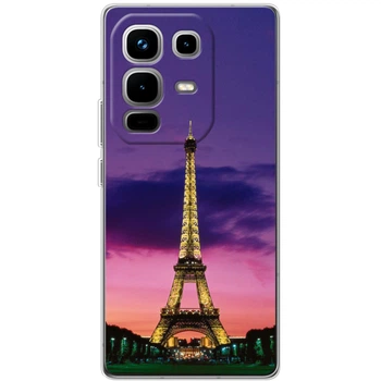 Силиконовый чехол BoxFace Infinix Note 50 Полночь в Париже (66606-up964)
