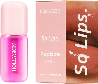 Увлажняющее масло для губ Hollyskin So Lips. Peptide Lip Oil 004. Frozen Lemonade 4 мл (4823109703919)