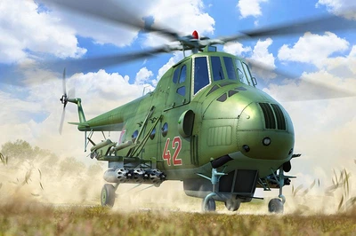 Збірна модель 1/48 Вертоліт Мі-4АВ Hound Trumpeter 05818