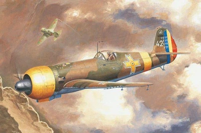 Збірна модель 1/48 Румунський винищувач IAR-80 HobbyBoss 81757