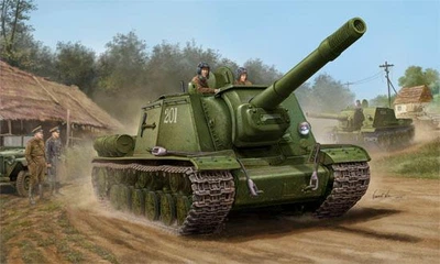 Збірна модель 1/35 важка самохідна гаубиця СУ-152 (пізня модель) Trumpeter 05568