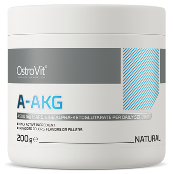 Амінокислота аргінін альфа-кетоглутарат OstroVit A-AKG 200 г Без смаку
