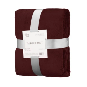 Плед Ardesto Flannel 200х220см, 100% полиэстер, бургунди (ART0222SB)