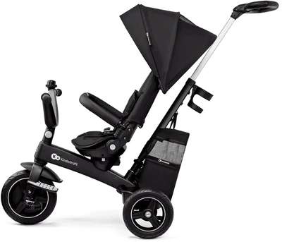 Триколісний велосипед Kinderkraft Easytwist Black (KREASY00BLK0000)