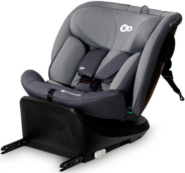 Fotelik samochodowy Kinderkraft i-Grow i-Size Szary (5902533923663) (KCIGRO00GRY0000)