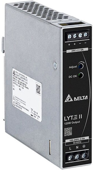 Zasilacz na szynę DIN Delta 120W, 24V, 5A (DRL-24V120W1EN) (5902135148129)