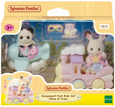 Zestaw Sylvanian Families Zabawne pojazdy w parku rozrywki SLV5819 (5054131058190)