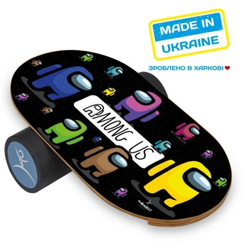 Детский балансборд Among Us (Kid Balance Board Training System) с роллером и дополнительным покрытием от скольжения (60757274 bb-kid-among-us)