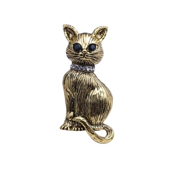 Брошь Кот (494693238)