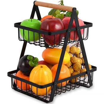 Корзина для фруктов двухъярусная металлическая CG FruitRack Duo (CG234573627)