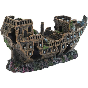 Декорация для аквариума Hobby Mayflower Корабль 25x7x10 см