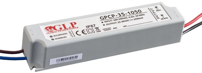 Zasilacz stałoprądowy MW Power 1400mA/12-24V CC PFC IP67 plastic GPCP-35-1400 (5901885208497)