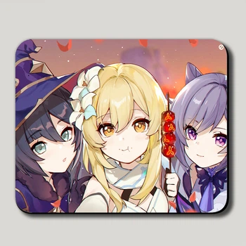 Игровой коврик для мыши CupKit "Genshin Impact / Геншин импакт" №17 22x18 см