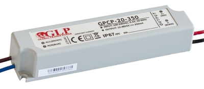 Zasilacz stałoprądowy MW Power 350mA/12-48V CC PFC IP67 plastic GPCP-20-350 (5901885208442)