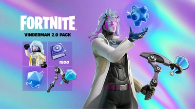 Fortnite - Vinderman 2.0 Pack + 1500 V-Bucks Challenge Код активации для Xbox One/Series S|X