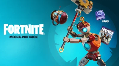 Fortnite - Mecha-Pop Pack + 1500 V-Bucks Challenge Код активации для Xbox One/Series S|X