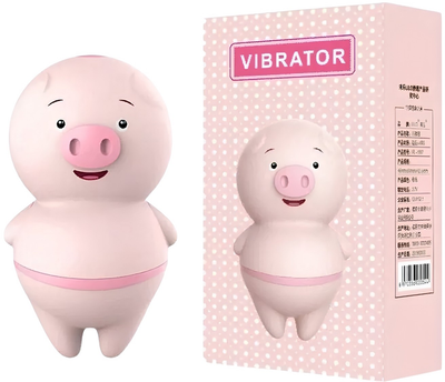 Клиторальный вибратор Passion Licking Pig Розовый (ROZ6501103926)
