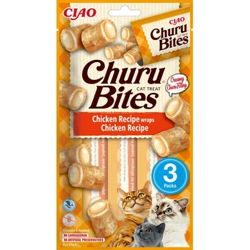 Ласощі для котів стіки з куркою Inaba Churu Bites 3 шт/уп