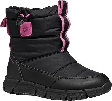 Зимові черевики Geox Flexyper Amphibiox, Black Fluo Fuchsia, 35 євро