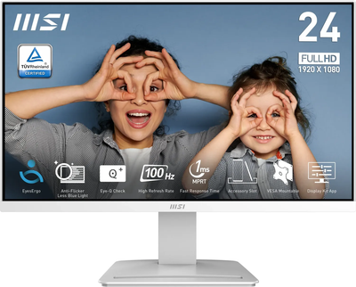 Монитор 23.8" MSI PRO MP2412W (4711377215749)
