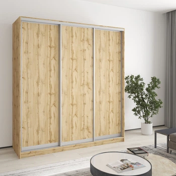 Шкаф-купе трехдверный MebelStar Комбо AL 3ДСП 190x60x210 см Дуб тахо (MBS-4290)