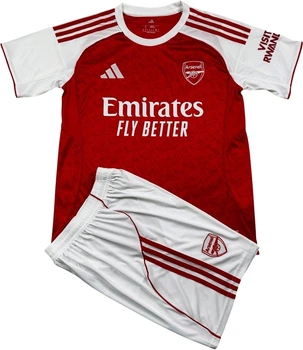 Футбольна форма Арсенал (Arsenal) 2025-2026 домашня червоно-біла S F0239