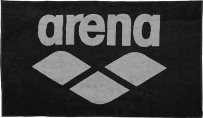 Полотенце Arena POOL SOFT TOWEL черно-серое 150 х 90 см 001993-550