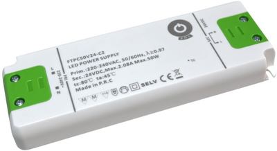 Zasilacz POS LED Driver 24V, 2.05A, 50W CV (FTPC50V24-C2) (5902135149171)