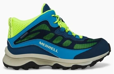 Зимние ботинки Merrell Moab Speed Mid Waterproof Navy/Hi Viz 34/3/22.7см
