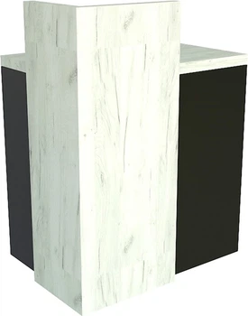 Тумба Gamma Style Ресепшн-3 Дуб крафт белый (33361705)