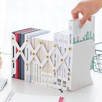 BookHolder раздвижной органайзер для книг на 3 отделения. Держатель для книг. Подставки для книг на полку
