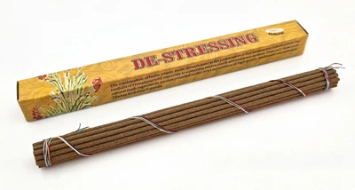 Тибетские благовония для расслабления "De-Stressing", 20 палочек, 100% натуральные 27515K