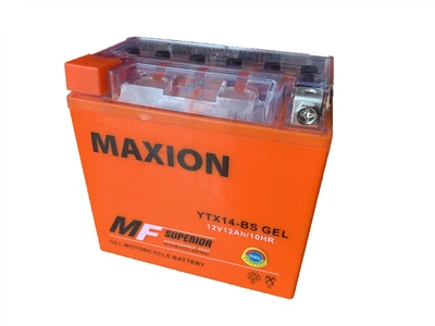 Мото аккумулятор MAXION YTX14 - BS 12V 12Ah 180A (EN) GEL