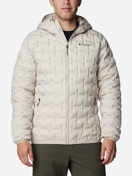 Пуховик зимовий чоловічий Columbia Omni-Heat Reflective Heat Seal Omni-Shield Delta Ridge Ii Down Hooded Jacket 2086221CLB-278 XL Бежевий (0990060271895_0195981430349)