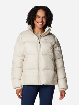 Куртка зимова коротка жіноча Columbia Omni-Shield Puffect II Full Zip Jacket 2090291CLB-278 XS Бежева (0990059965866_0195981467178)