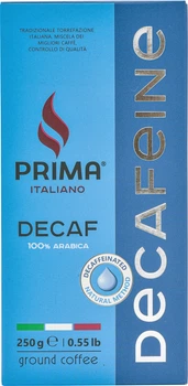Кава мелена смажена Prima Italiano Decafeine Decaf 100% Arabica 250 г (4820268030177)