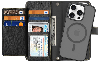 Чохол-книжка DUX Ducis Lawa для iPhone 16 Pro Black (6934913004968)