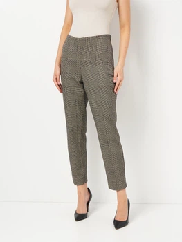 Брюки женские H&M 0935692_гус.лап L Бежевые (KAY2000001637081)